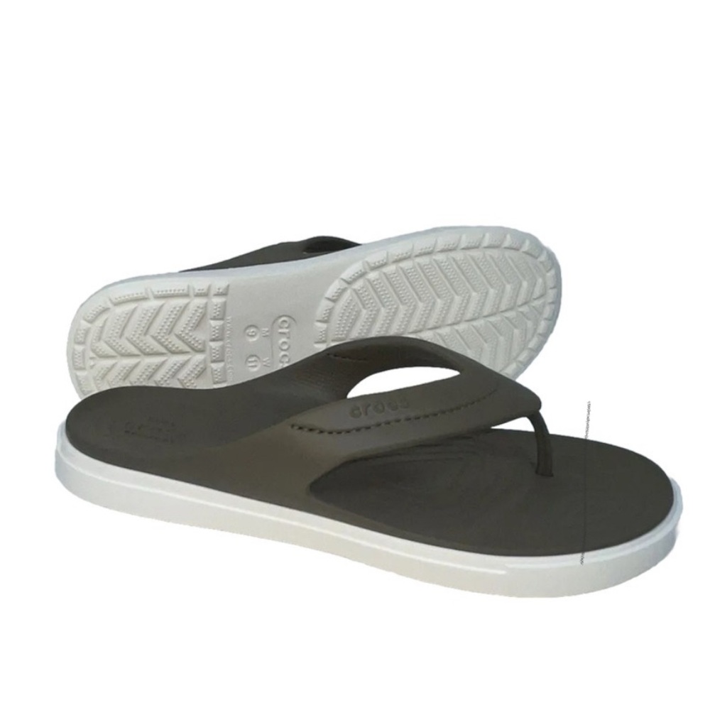 Crocs CitiLane Flip Flop Sandals Men’s Casual Lightweight Comfort Shoes Size 9